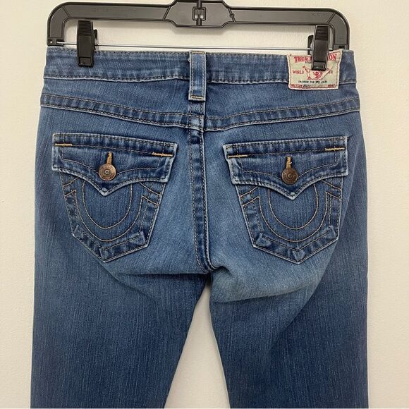 Vintage Y2K True Religion Low Rise Jeans Becky Bootcut Style - Picture 2 of 15